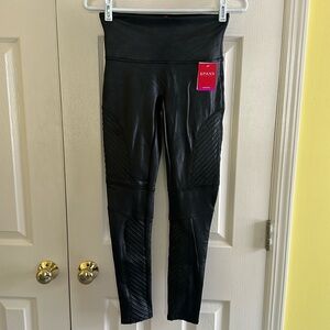 Spanx moto leggings